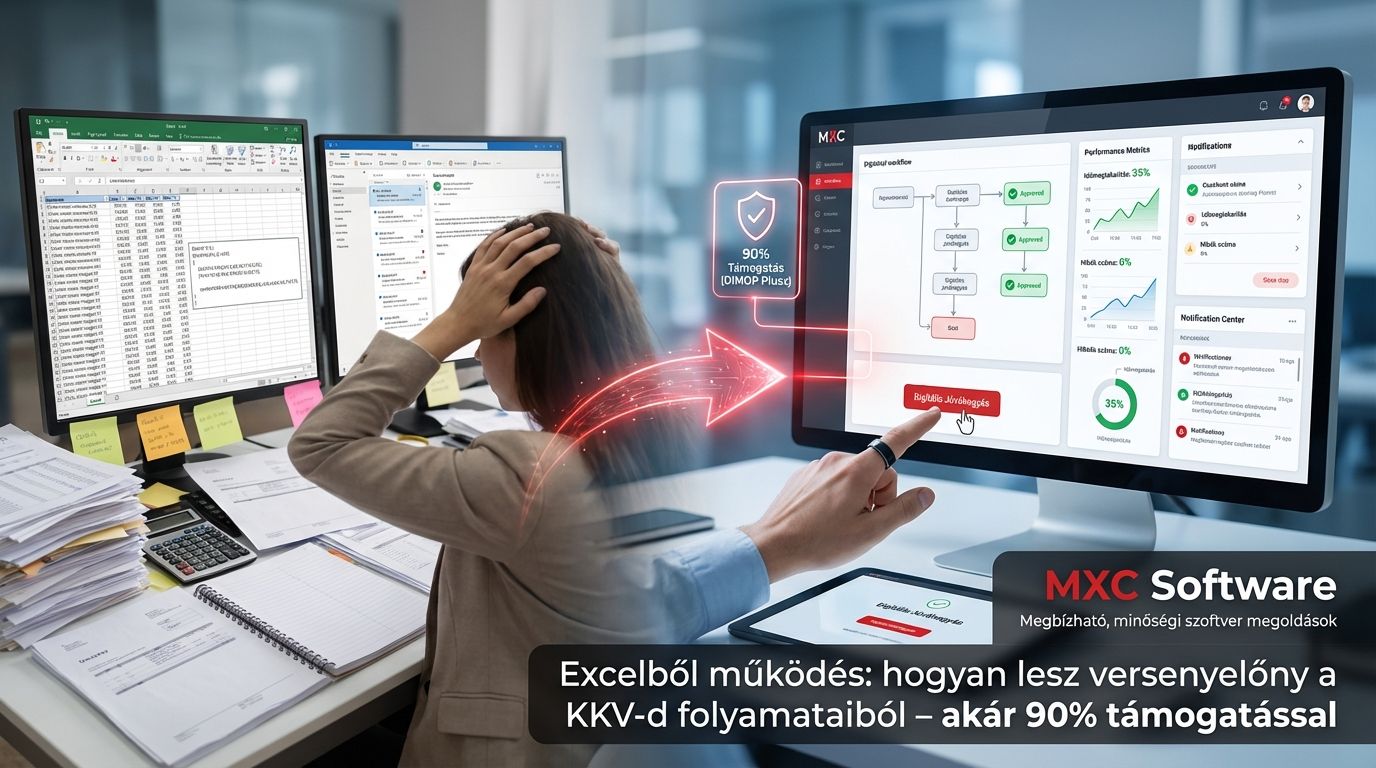 Excelből működés: hogyan lesz versenyelőny a KKV-d folyamataiból – akár 90% támogatással