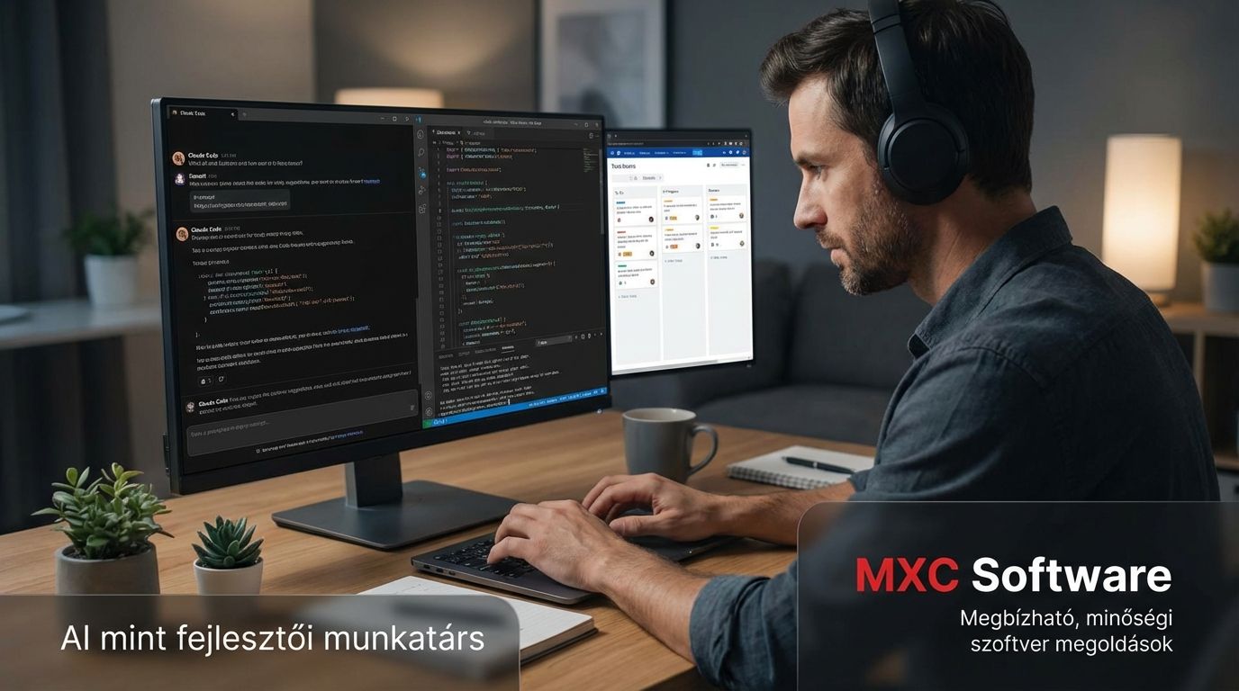 Fejlesztő terminálban futó AI-eszközzel dolgozik kódon