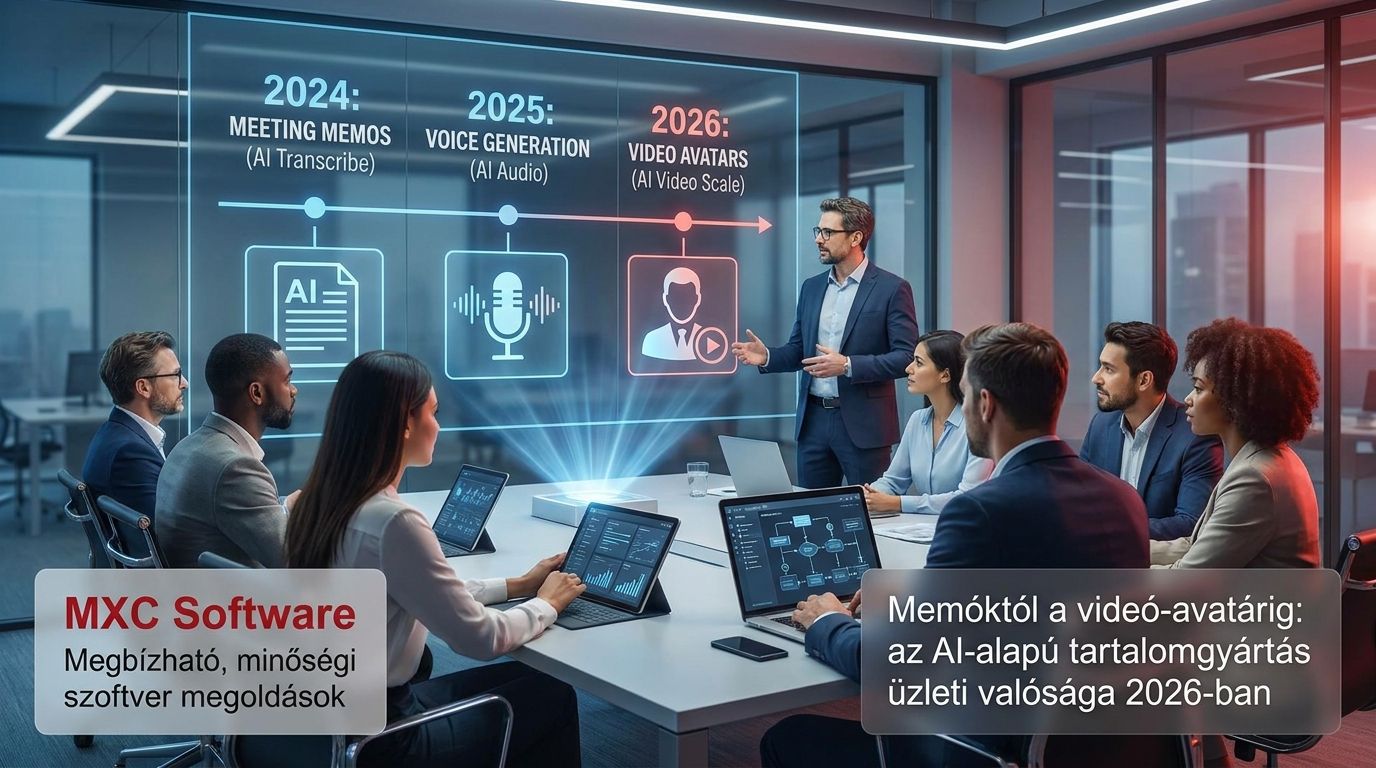 Memóktól a videó‑avatárig: az AI‑alapú tartalomgyártás üzleti valósága 2026‑ban