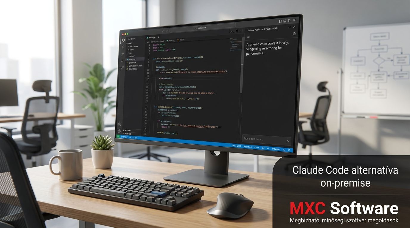 Fejlesztő Vibe vagy Kilo eszközt használ on‑premise futó AI modellel