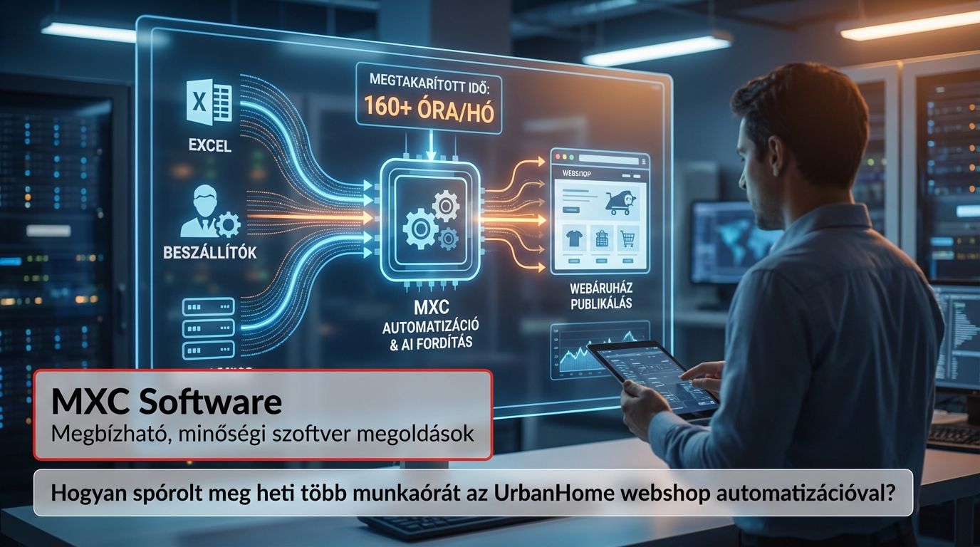 Hogyan spórolt meg heti több munkaórát az Urban Home webshop automatizációval?