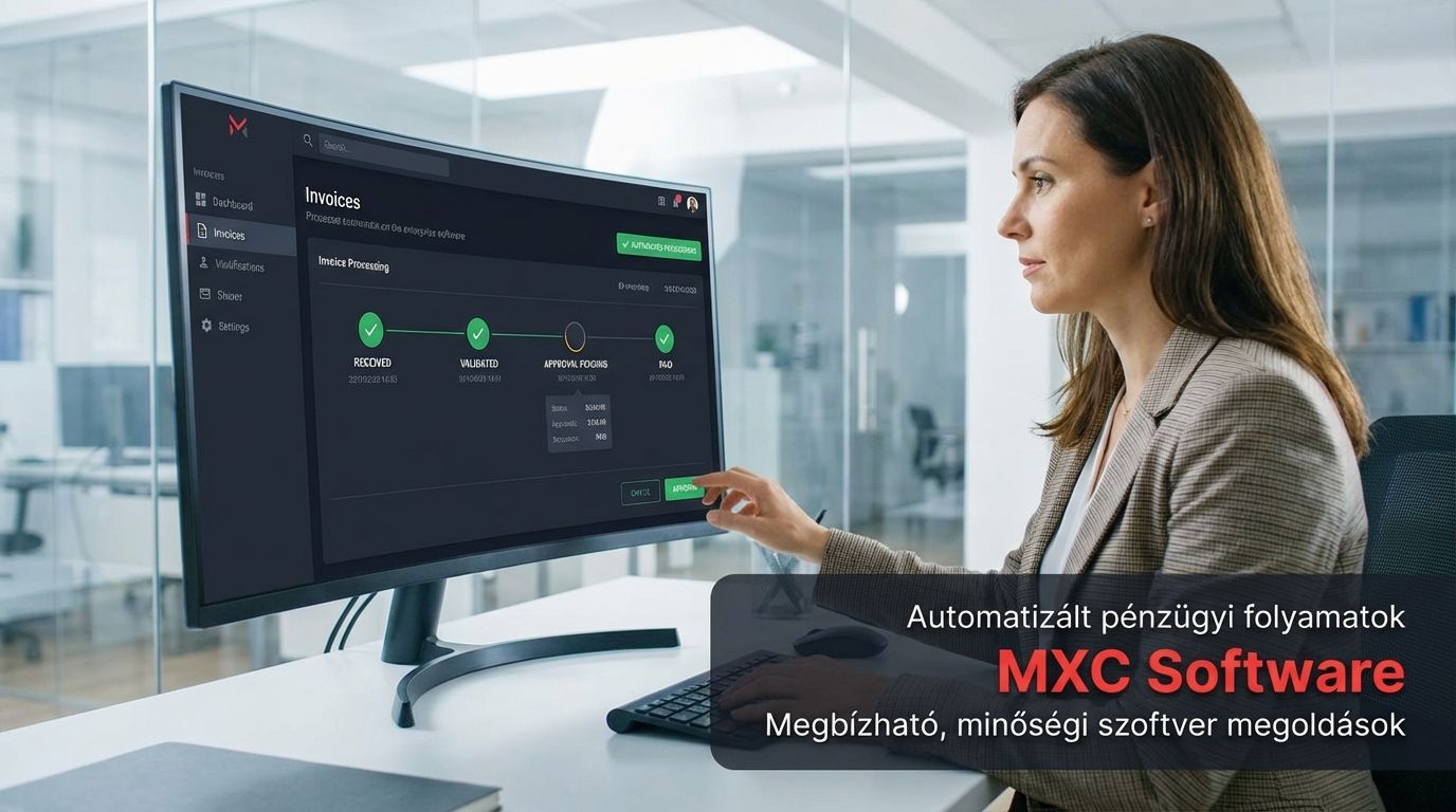 Digitális számlajóváhagyás dashboardon, státuszokkal és határidőkkel