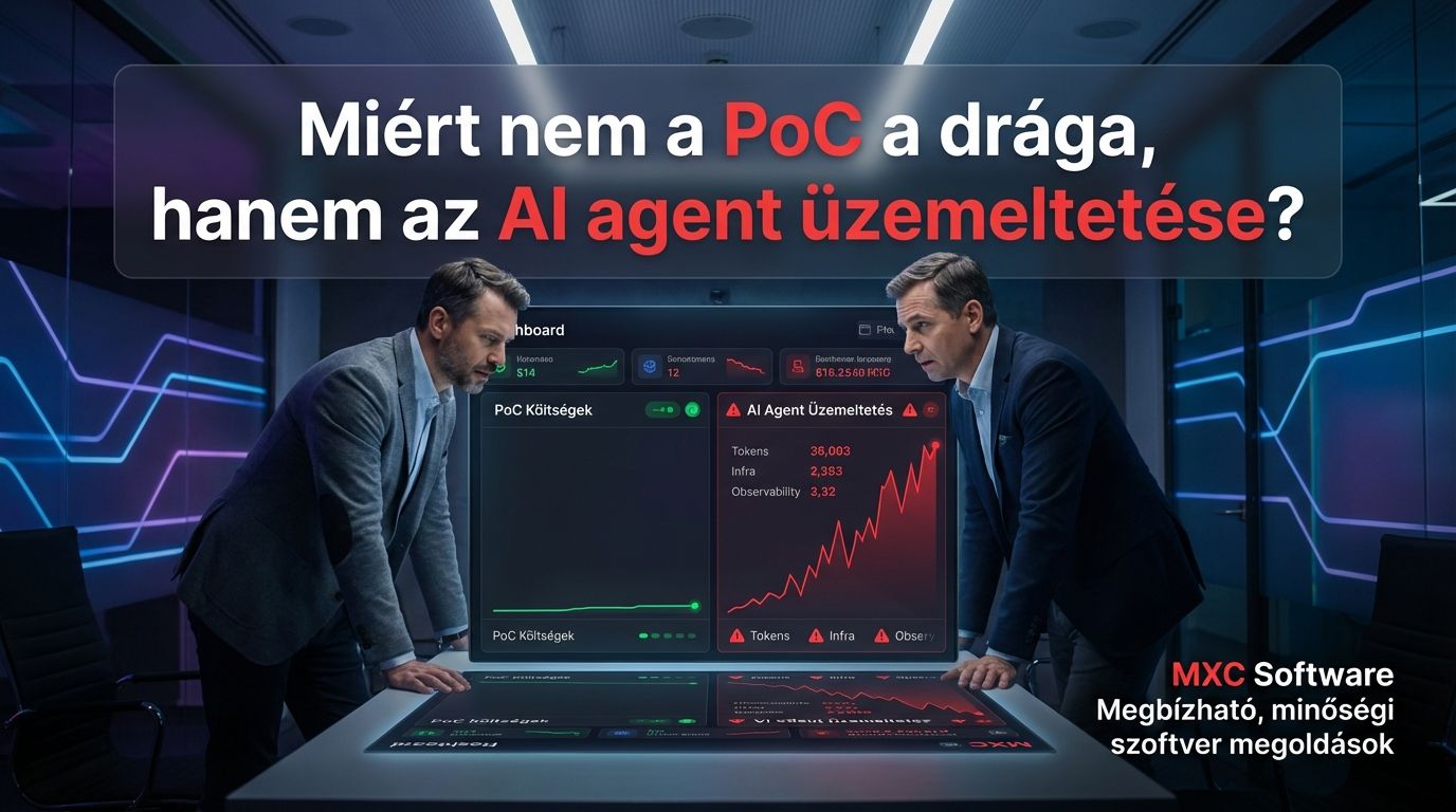 Miért nem a PoC a drága, hanem az AI agent üzemeltetése?