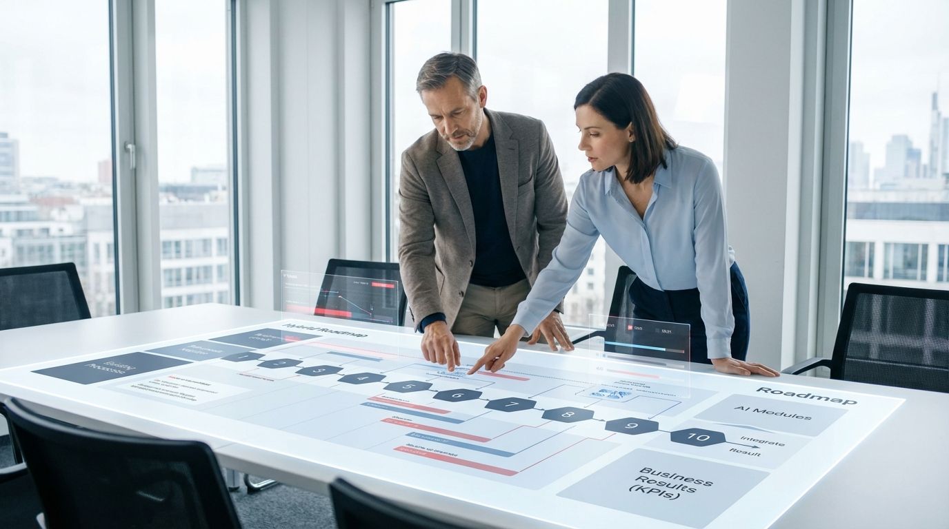 AI-bevezetés KKV-knál: 10 vezetői döntés, ami milliókat menthet